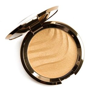 Swatched once Becca highlighter in Gold Lava